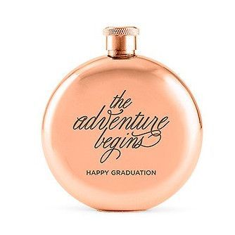 Women And Men Alike Will Love This Polished Rose Gold Round Hip Flask At A Cute 3oz Hip Flask Rose Gold Flask Fo Rose Gold Flask Bridesmaid Flask Custom Flask