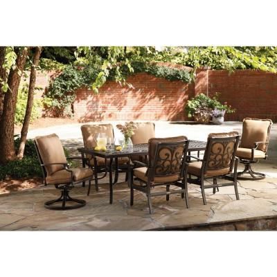 Thomasville Messina Canvas Cocoa Patio Dining Set Thomasville Messina Canvas Cocoa Patio, Thomasville Outdoor Furniture Messina Replacement Cushions