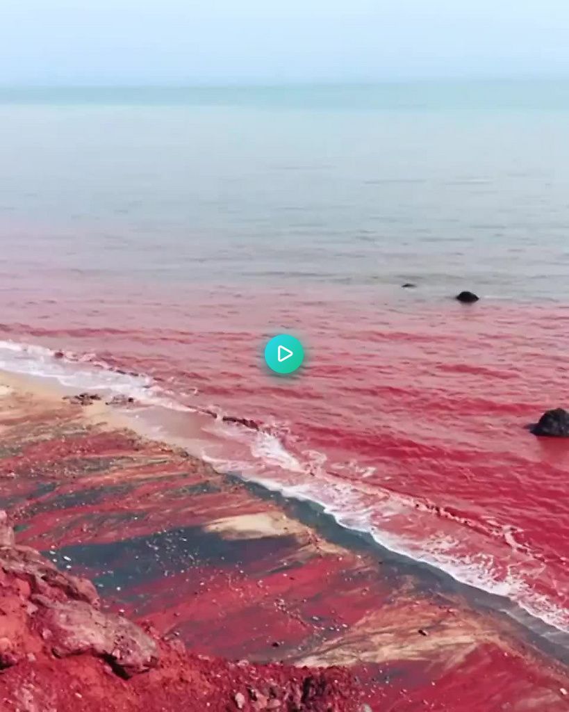 The Red Beach Of Hormuz Island Red Beach Adventure Destinations Island