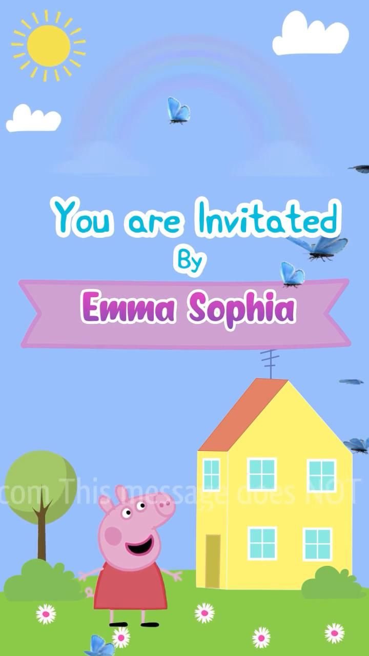 Electronic Video Card Invitation Peppa Pig Video Video Peppa Pig Electronic Cards Invitation Cards Electronic Video Card Invitation Peppa Pig Video Video Peppa Pig Electronic Cards Invitation Cards