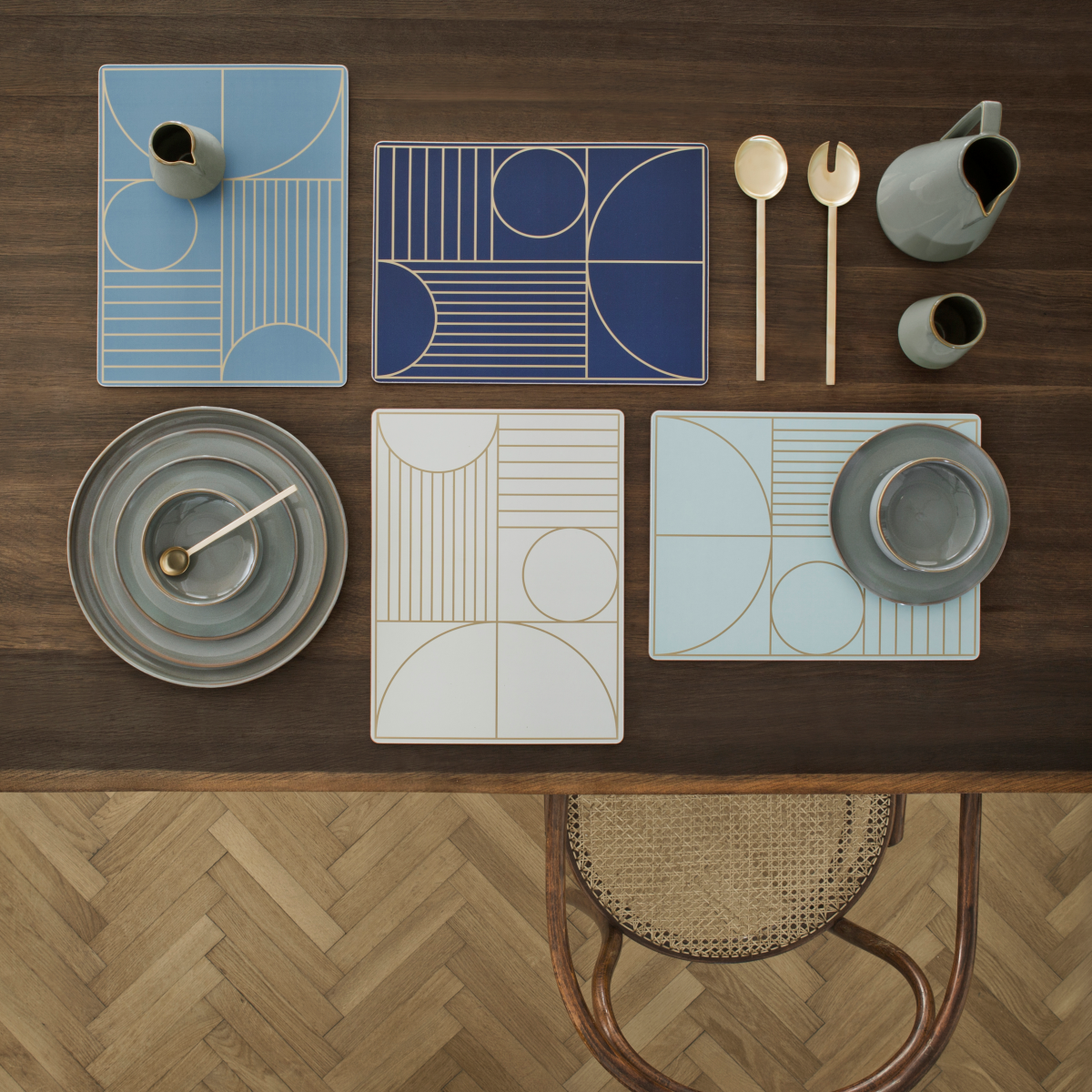 Discover The Ferm Living Outline Placemat Mint At Amara Ferm Living Placemats Table Accessories