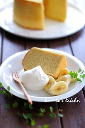 バナナ シフォンケーキ By Ko Ko レシピ 食べ物のアイデア バナナ レシピ バナナケーキ バナナ シフォンケーキ By Ko Ko レシピ 食べ物のアイデア バナナ レシピ バナナケーキ