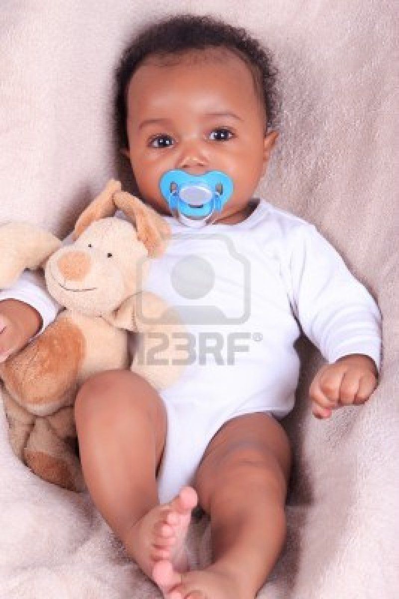 Stock Photo Black Baby Boys American Baby Cute Baby Pictures