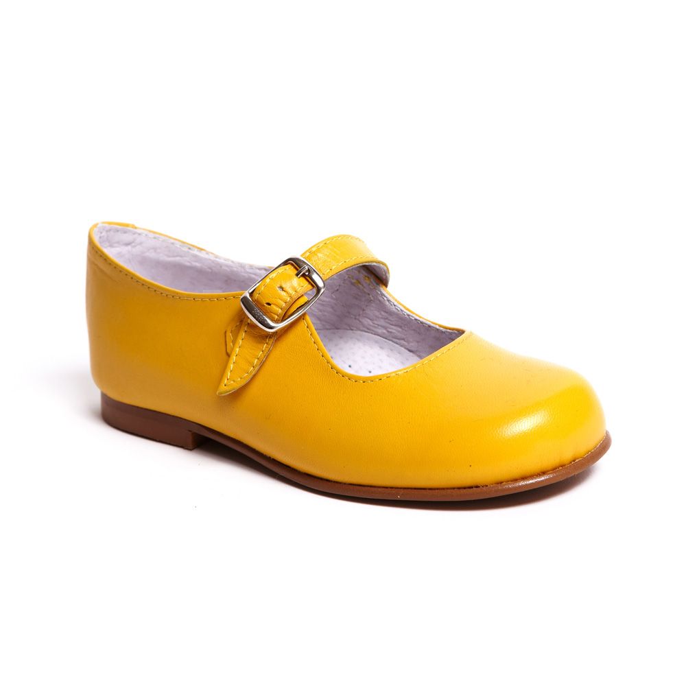 girls yellow mary janes