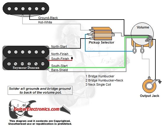 Diagram Wiring Diagrams 3 Way Switch 1 Guitar Free Full