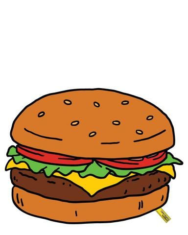 SDCC 2016 toddland x Bob's Burgers Burger Shaped Pillows : Buger Pillow