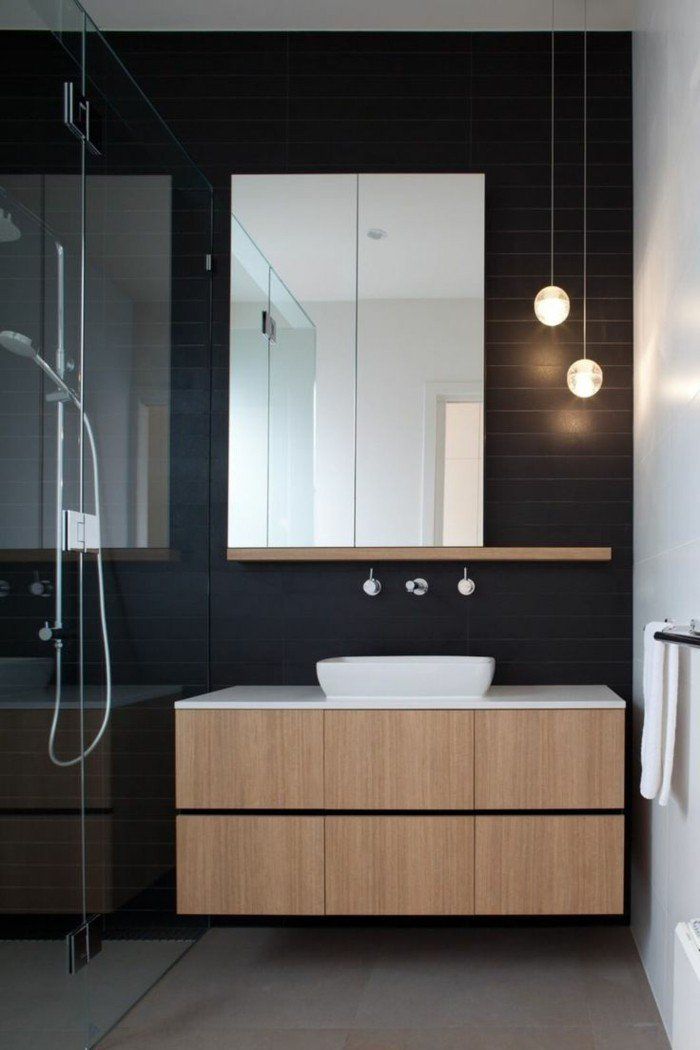 La beauté de la salle de bain noire en 44 images! La beauté de la salle de bain noire en 44 images!