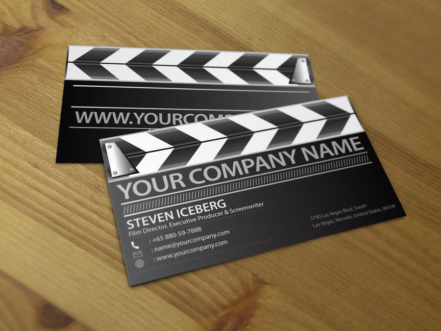 Film Director Business Card 1 By Lemongraphic On Deviantart Business Cards Creative Film Director Photography Business Cards