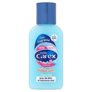 Carex Bubble Gum Hand Gel 50ml Gel Bubbles Bubble Gum