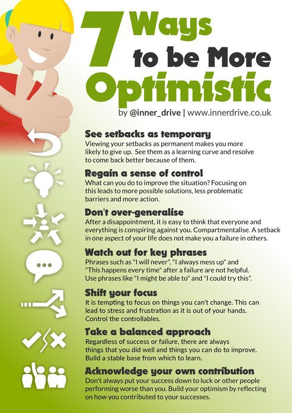 7 ways to be more optimistic