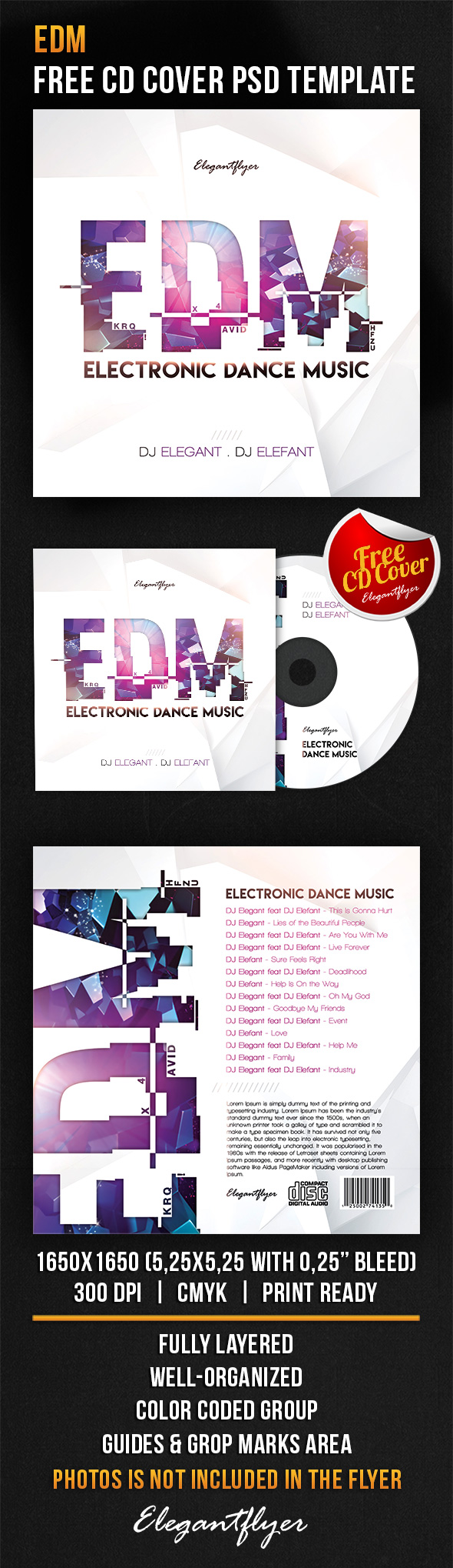 Pin On Free Cd Dvd Cover Templates In Psd