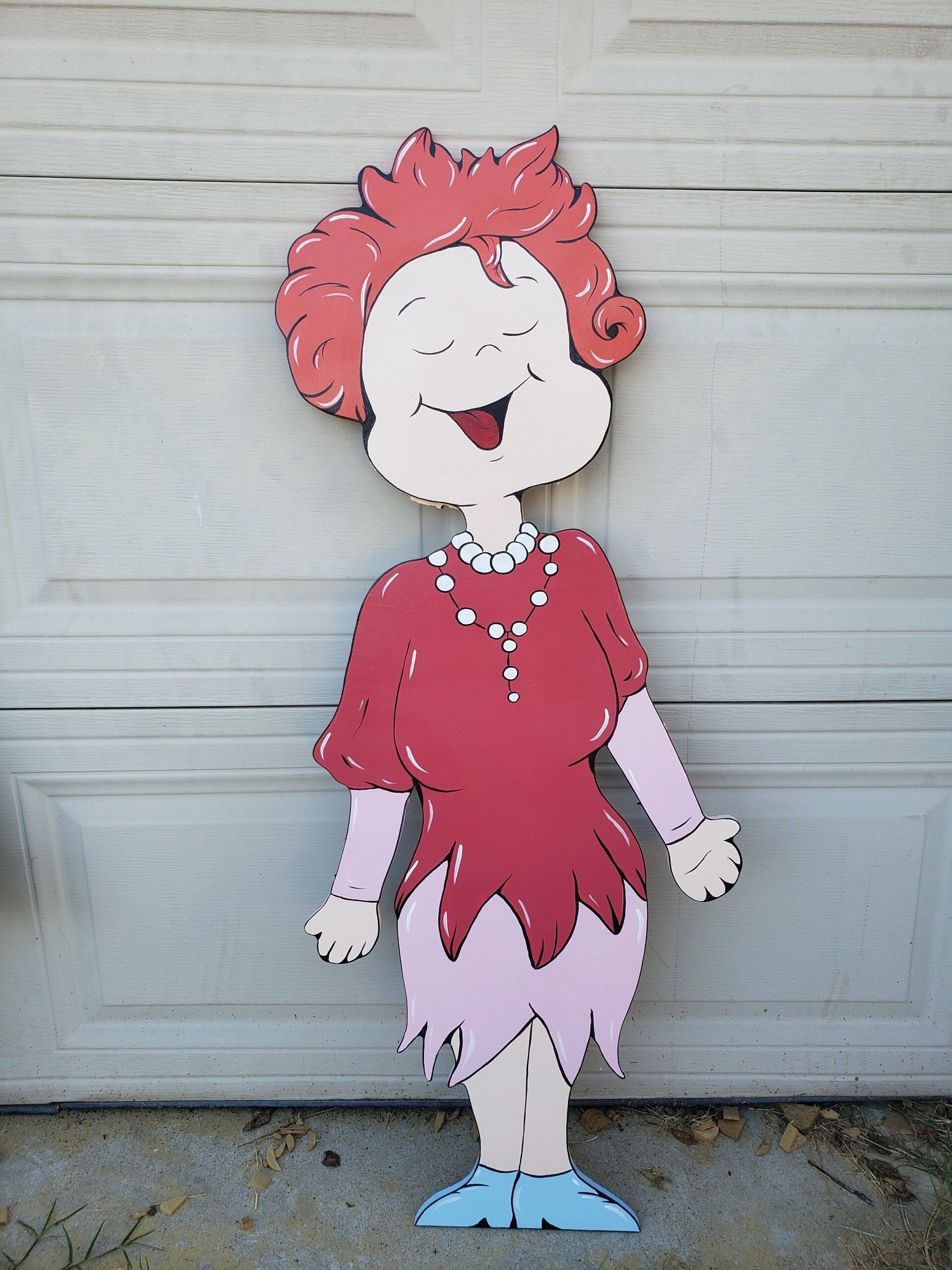 Whoville Character Etsy Wooden cutouts, Yard decor, Hand painted