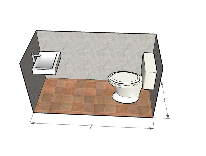 Smallest of the Small Half Bath Design Dimensions Smallest of the Small Half Bath Design Dimensions