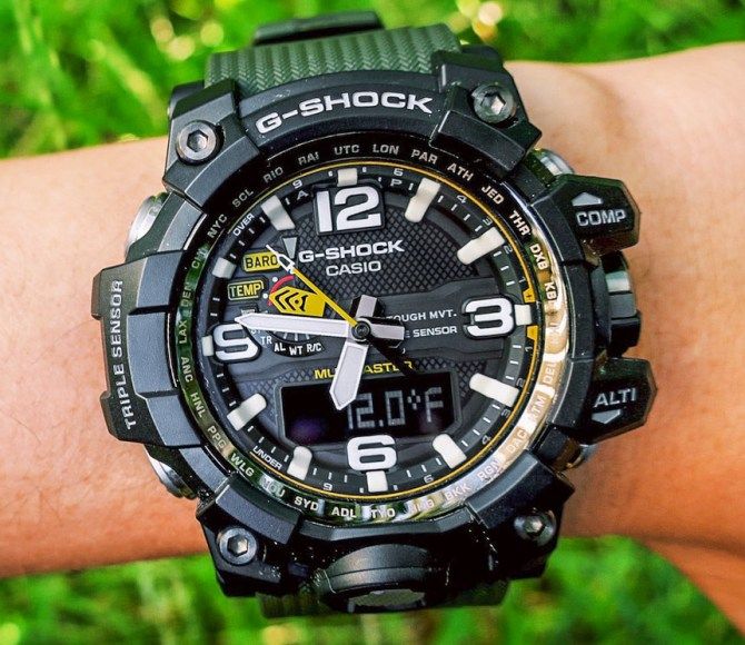 Casio G-Shock GWG 1000-1A3 Mudmaster Watch Review Wrist Time Reviews | Casio g shock watches, G