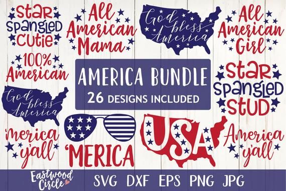 4th of July svg Bundle 4th of July svg America svg Bundle | Etsy in