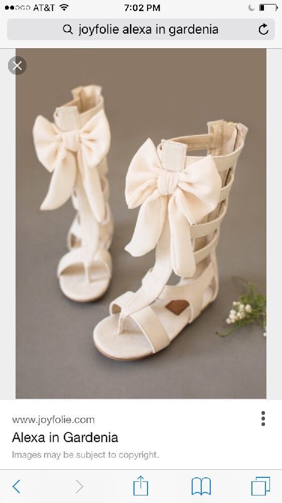 new in box joyfolie alexa gladiator bow sandals girls size 12 gladiator sandal size 12