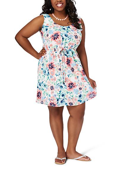 plus spring floral tank dress rue21 rue pinterest tank rule 21 plus size