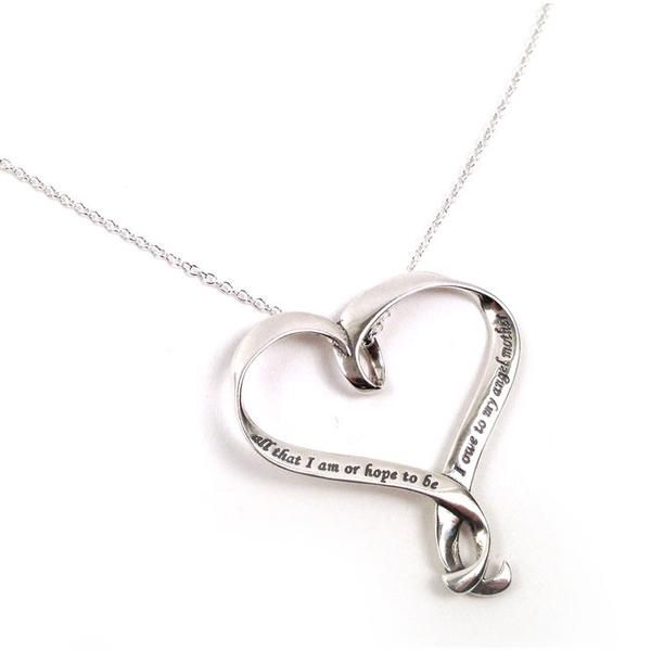 Lincoln Quote Heart Necklace, at the Huntington Store. https://www