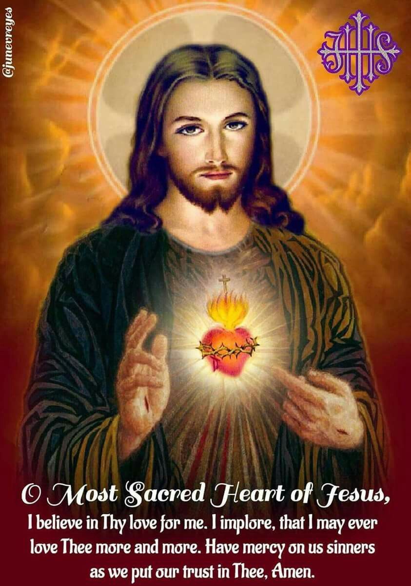 Prayers to the Sacred Heart of Jesus. | Sacred heart, Sacred heart