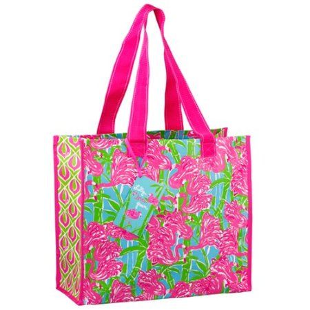 Lilly Pulitzer Market Bag Fan Dance New