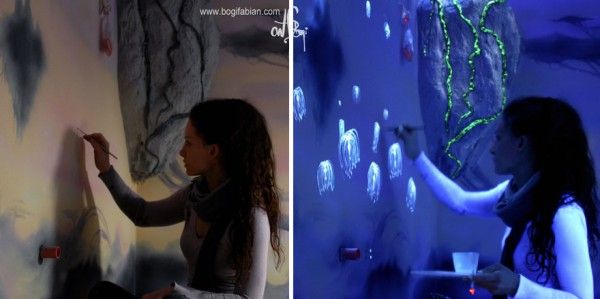 Glowing Dark Interior Bogi Fabian Sea Animals Keep On Keepin Glowing Dark Interior Bogi Fabian Sea Animals