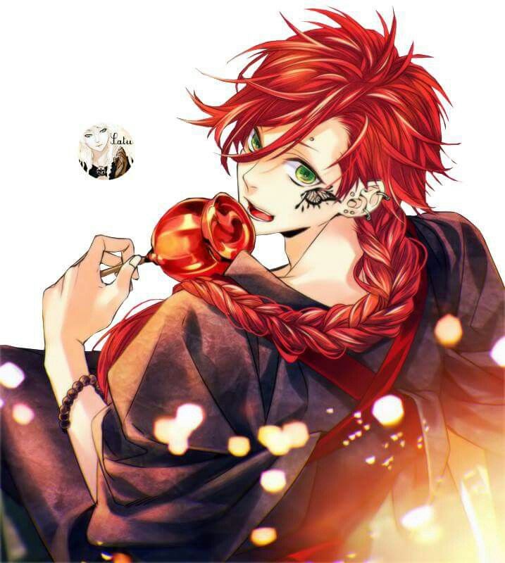 Anime guy with red hair