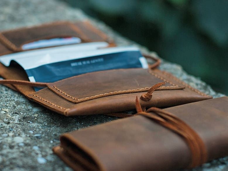 Handmade Leather Leather Tobacco Pouch Leather Handmade Leather