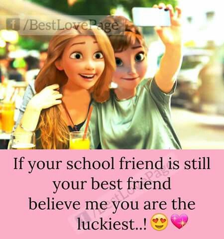 I still in school.... | Friends in love, Crazy friends ...
Quotes On School Friends
