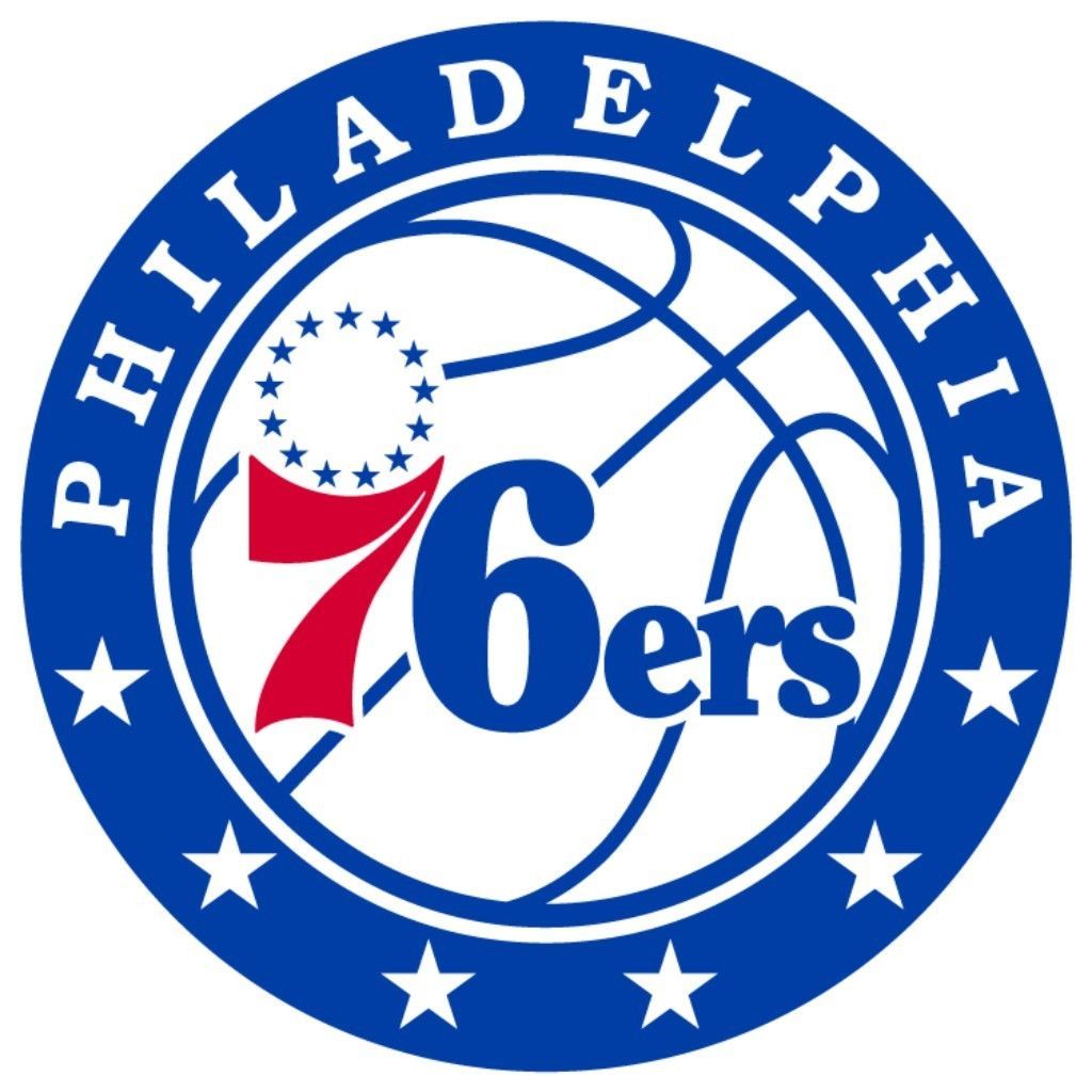 Philadelphia 76ers NBA Team Logo Vinyl Decal Sticker Car Window Wall Cornhole