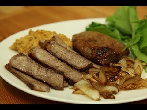 طريقة عمل وصفة فيليه اللحم مع مهروس الفاصولياء من زيتونة Arabic Food Food Meat