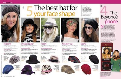 Fashion Hats For Different Face Shapes Viva Woman Face Shapes Different Face Shapes Hat Fashion