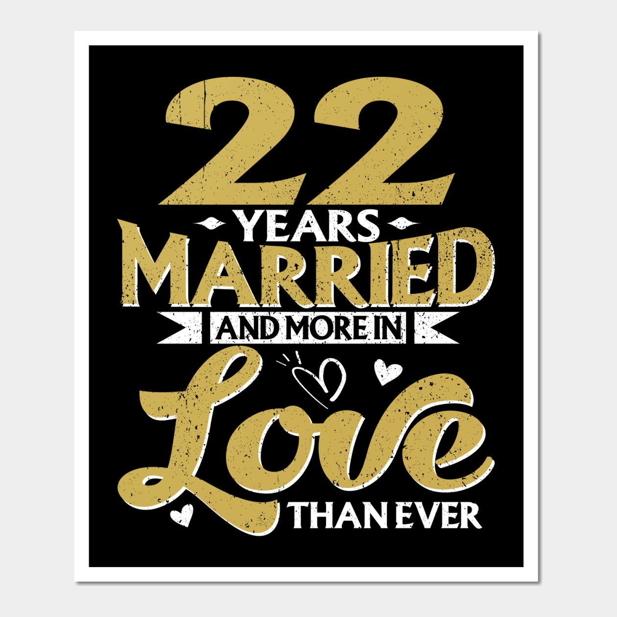 Just married 15 years ago matching couple wall and art print 15th Just married 15 years ago matching couple wall and art print 15th