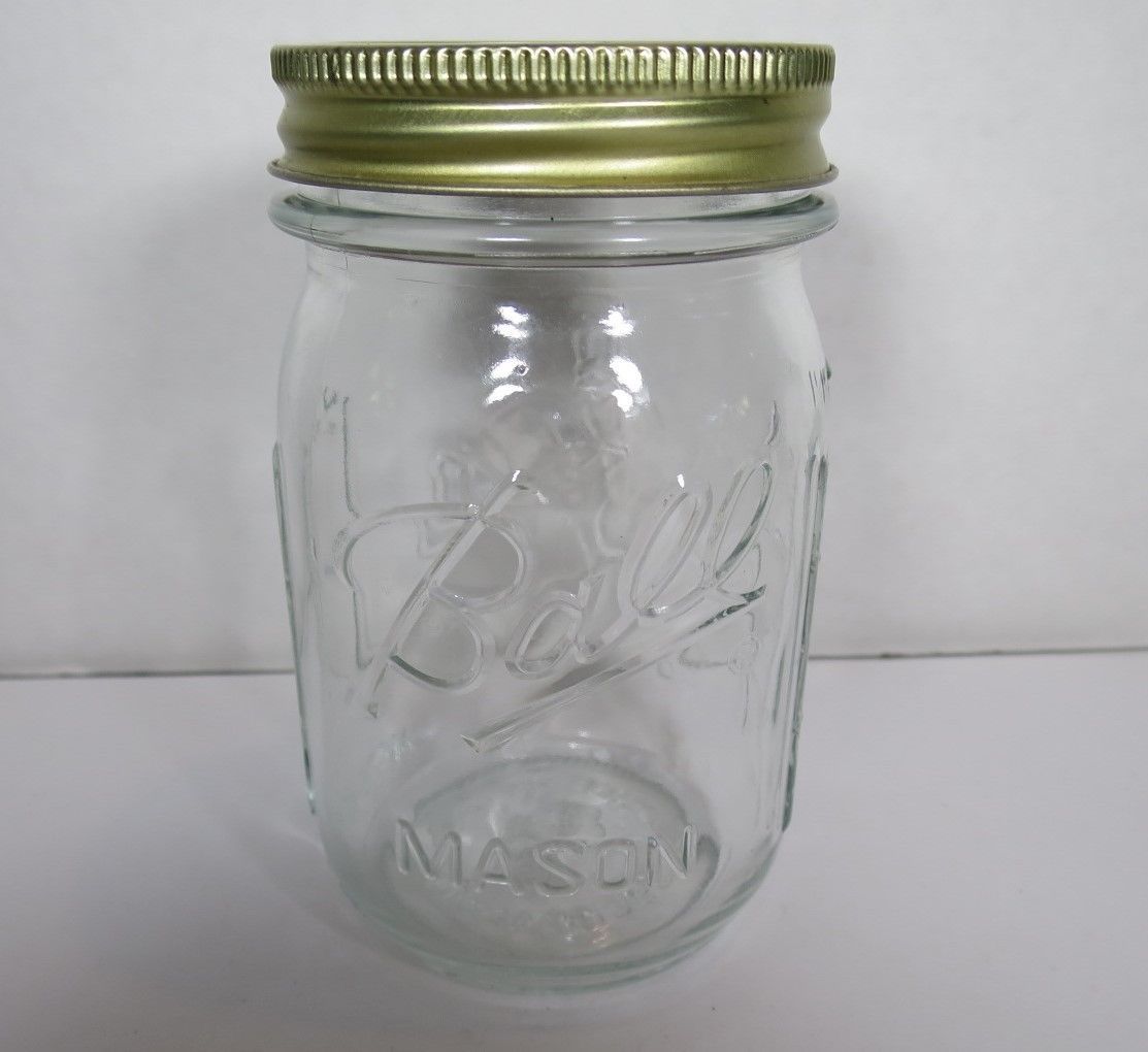 Nyse Bulls Bears Ball Ideal Mason Commemorative Pint Jar Stock