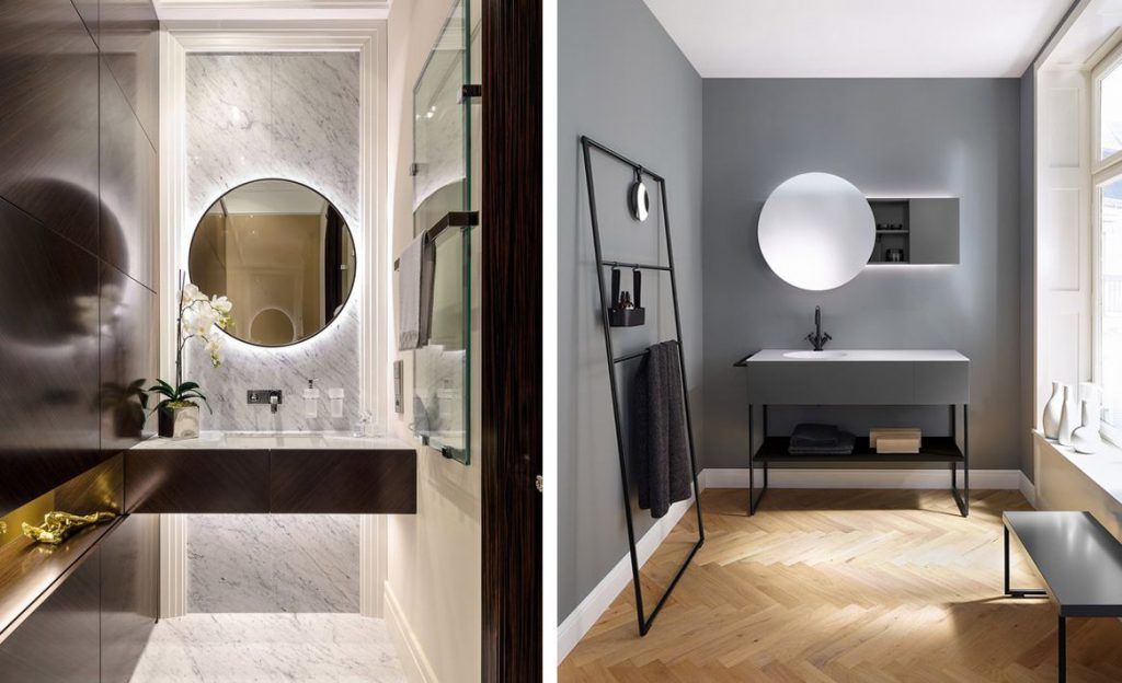 Espejos redondos para el cuarto de baño | Tendencias de baños ... Espejos redondos para el cuarto de baño | Tendencias de baños ...