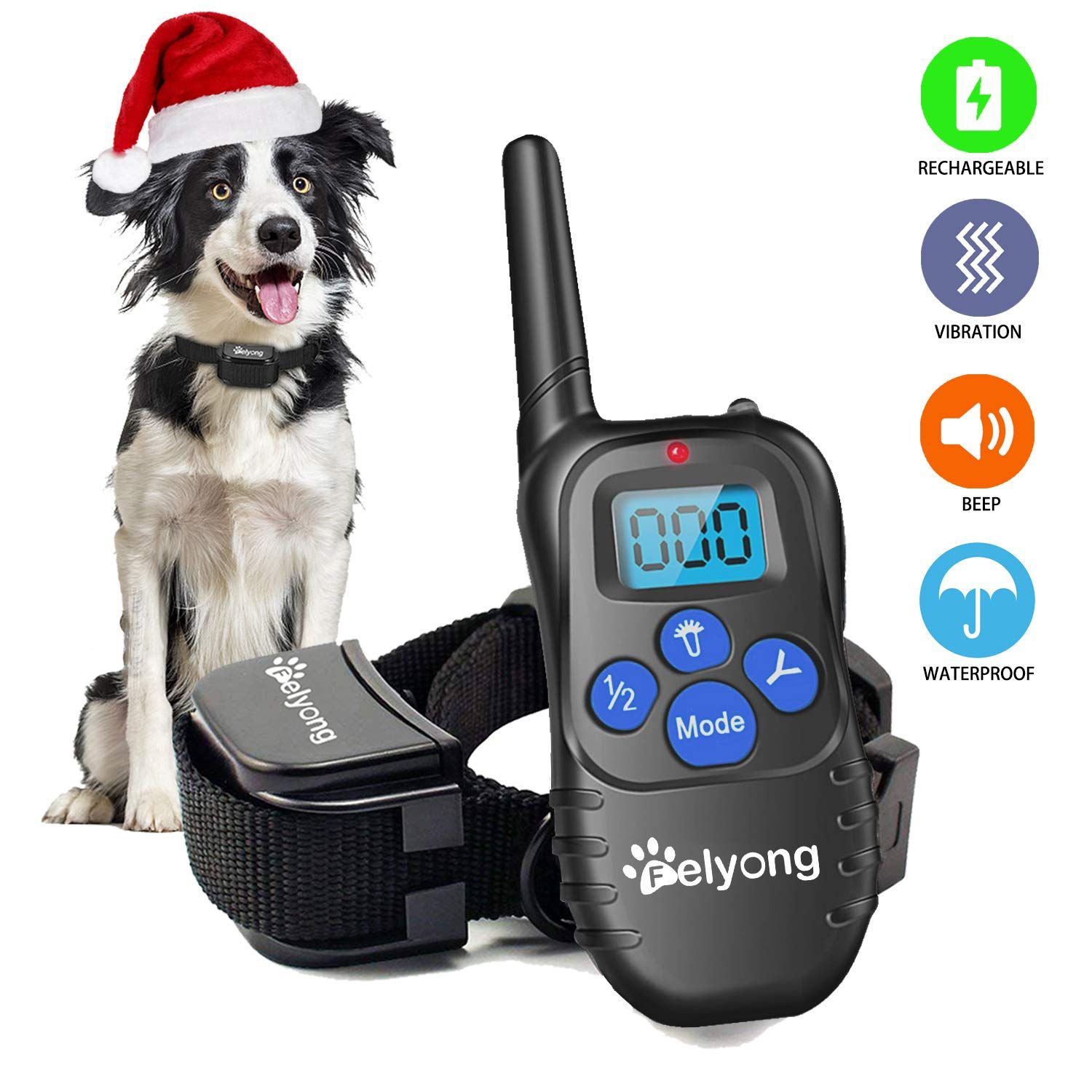 Felyong Dog Training Collar With Remote Rechargeable Waterproof