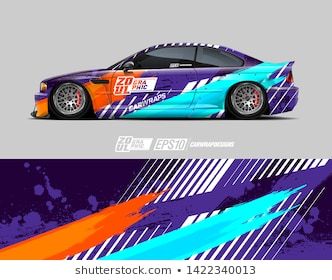 Car Wrap Decal Design Concept Abstract Stock Vector (Royalty Free) 1422160001 Car Find, Abstract Lines, Car Wrap, Royalty Free Photos, New Pictures, Toy Car, Concept, Decal