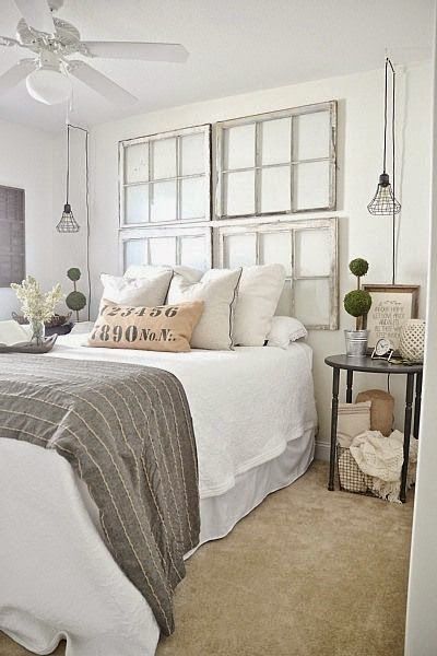 Decorating With Old Windows Bedroom Makeover Farmhouse Bedroom