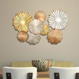 For Stratton Home Decor Multi Metallic Circles Wall Get For Stratton Home Decor Multi Metallic Circles Wall Get Free Shipping At Your Online Outlet
