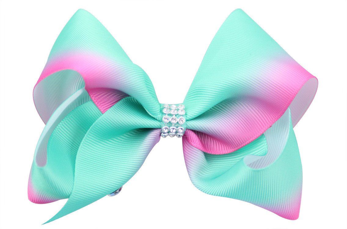 Quality 12cm Grosgrain Ribbon Large Hair Bows With Clip For Baby Girls Toddler
