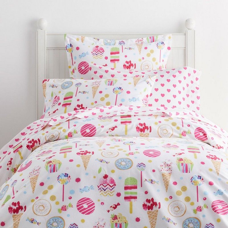 Fox Birds Woodland Bedding Girls Kids 5 Pieces Bed Set 100 Cotton Standard Us Size Twin Full Queen Duv Girls Bedroom Sets Duvet Cover Sets Girls Duvet Covers