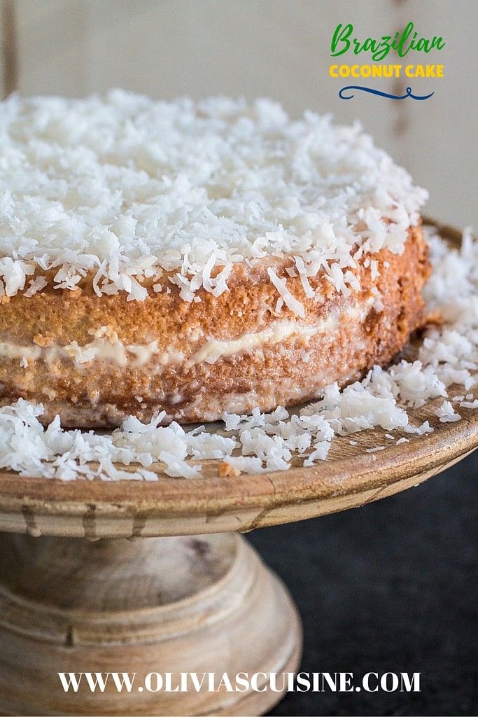 brazilian moist coconut cake