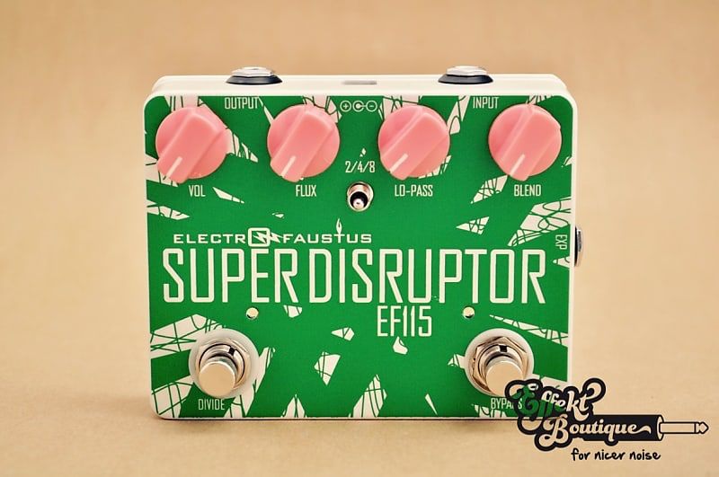 Electro Faustus Ef115 Super Disruptor Effekt Boutique Reverb Disruptors South Dakota Devastation