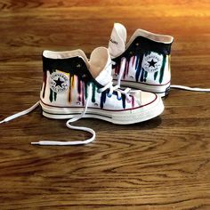 Chucks Shoes, Swag Shoes, Converse Chuck Taylor High Top Sneaker, High Top Sneakers, White Chucks, Nyc Studio, Canvas Sneakers, Chuck Taylor All Star, Nice Things