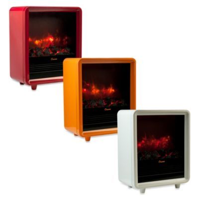 Crane 1500 Watt Mini Fireplace Ceramic Electric Portable Heater