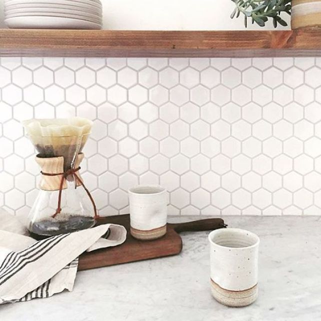 Choosing Kitchen Backsplash Tile Kitchen Tiles Backsplash Kitchen Backsplash Hexagon Tile Backsplash