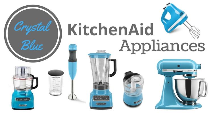 Crystal Blue KitchenAid Appliances Post Kitchen aid