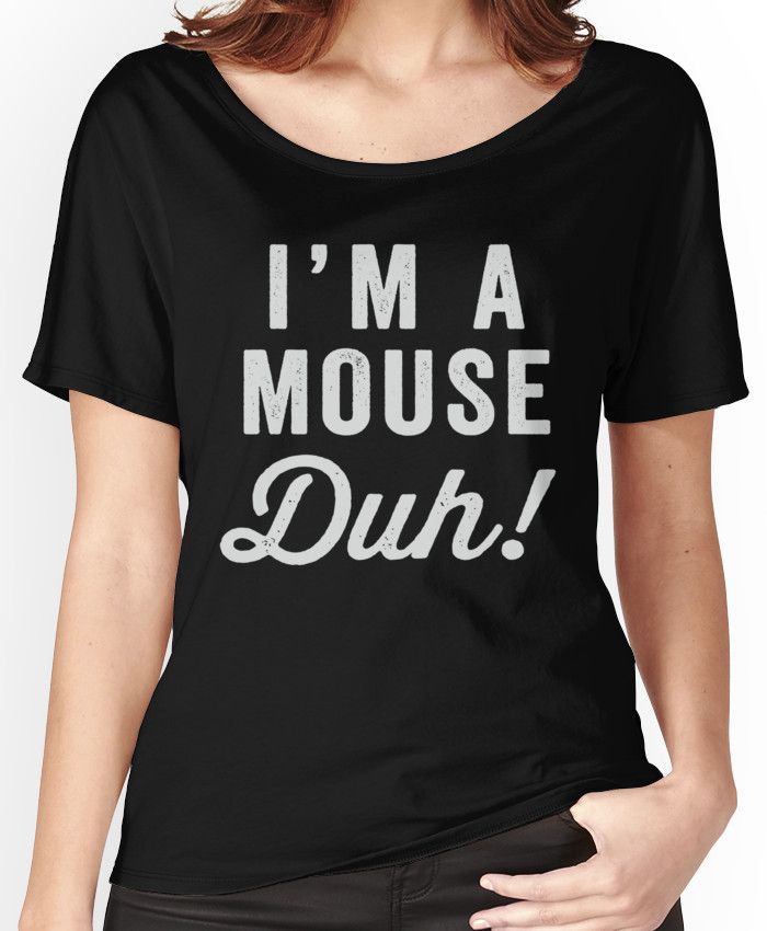 Womens Halloween Party Costume Mean Girls Top Ladies I/'m A Mouse Duh T Shirt