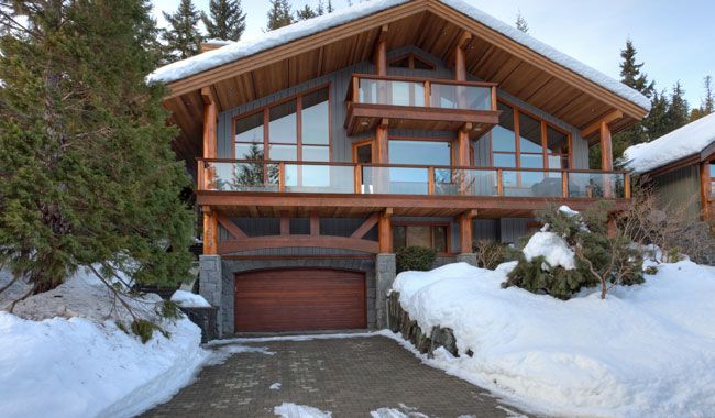 Whistler Bc Whistler Village Embodying The Character Of A True Whistler Ski Chalet This Log Home Was Ex With Images Whistler Village Log Homes Luxury Vacation Rentals