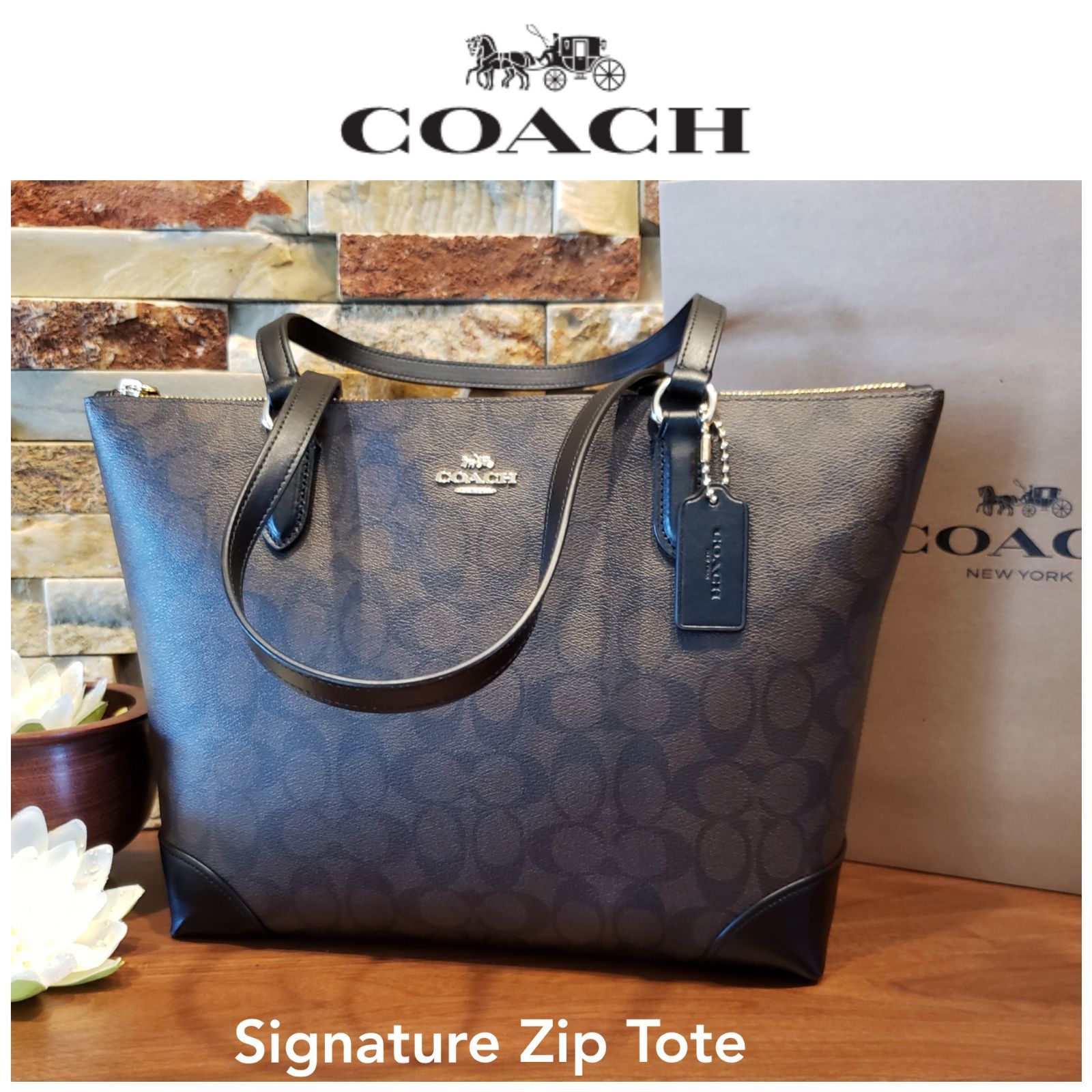 NEW w/tag, Care Card & Coach gift box >>GUARANTEED authentic