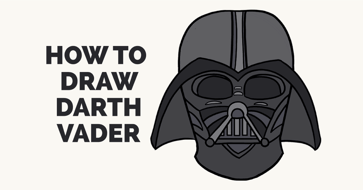 pix Simple Darth Vader Drawing how to draw darth vader in a few easy